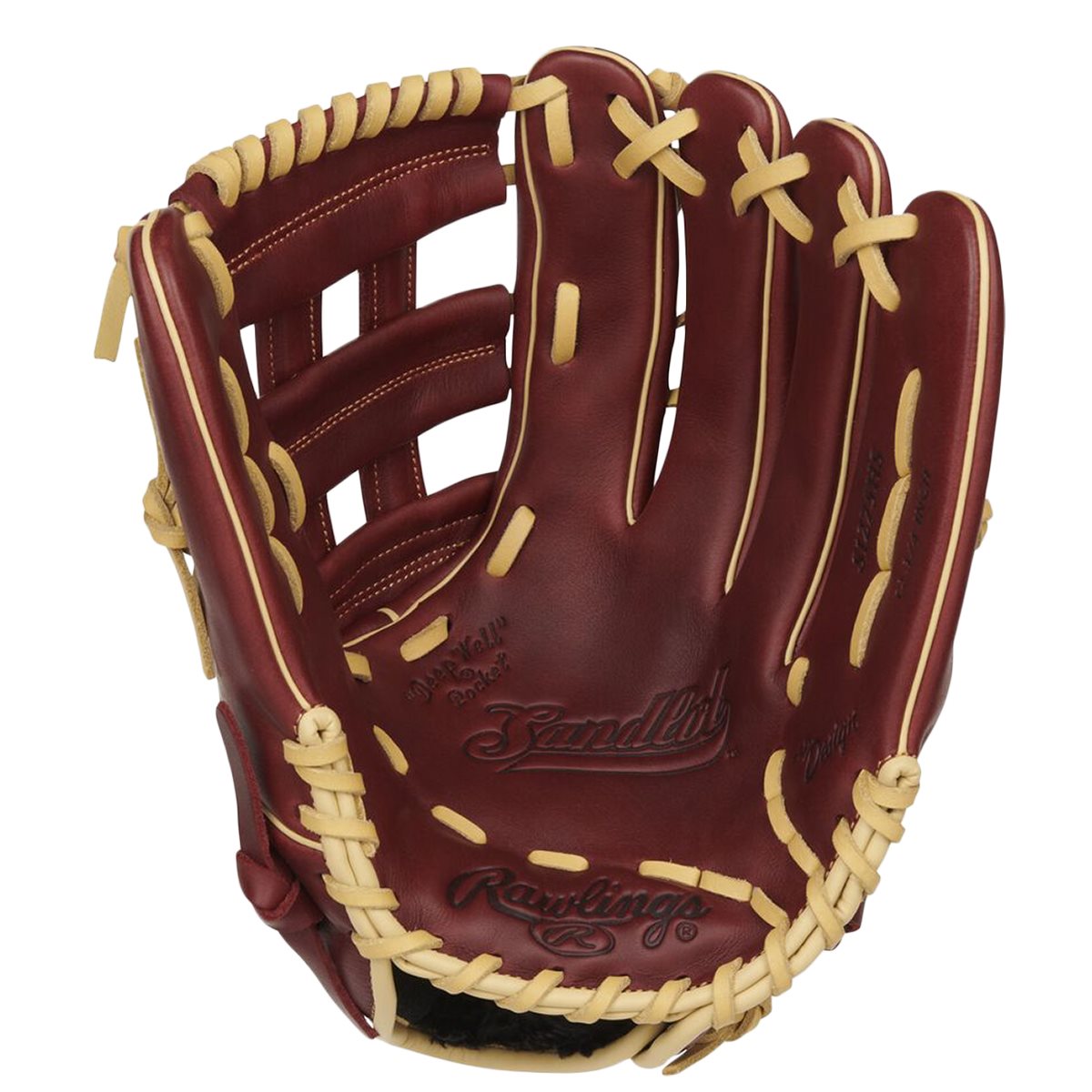 Rawlings Sandlot Baseball and Softball Leather Glove, 12-½