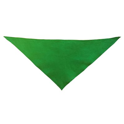 Foulard triangulaire en coton, vert Foulard triangulaire en coton, vert