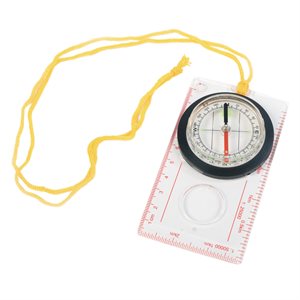 Rectangular Orienteering Compass, 2.5 X 4.3" (6 X 11 Cm)