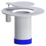 Steel Floating Floor Socket with Integrated Cap, 3-½"