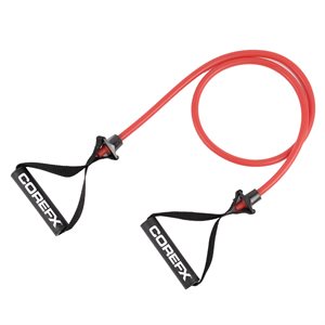 Elastic Exercise Tube, Latex, Extra High, Black