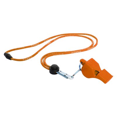 Classic Fox Whistle with Lanyard, Orange