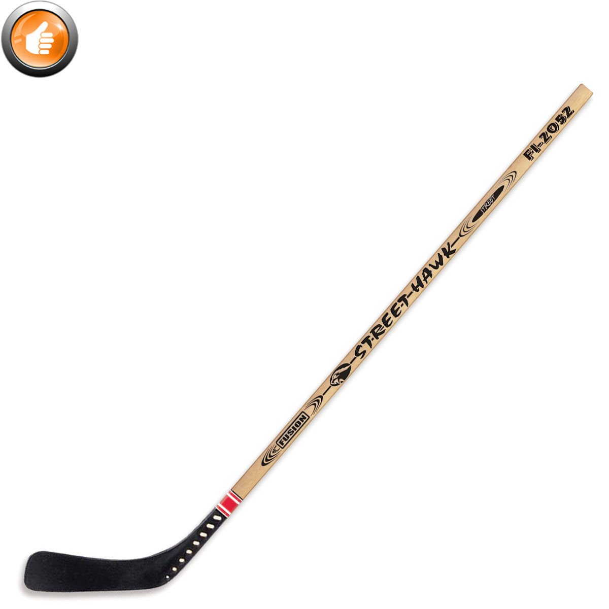 Fused street hockey stick