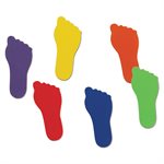 12 Foot-Shaped Spot Markers