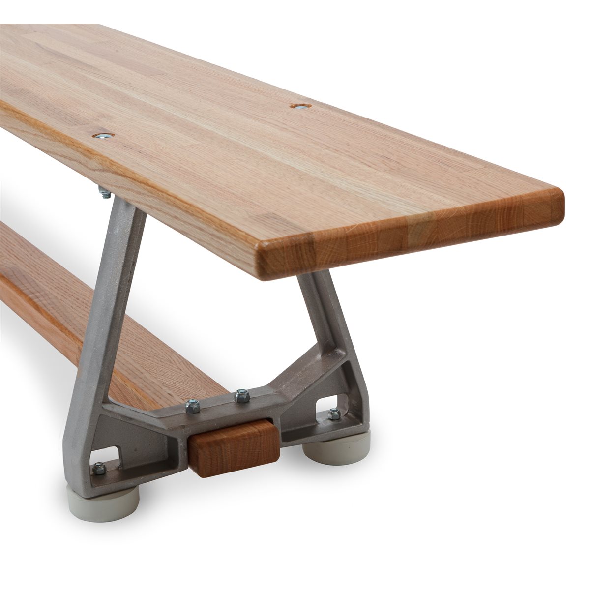 Canadian oak wooden bench, 12'