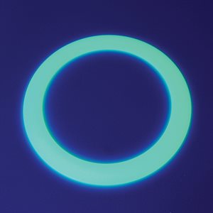 Phosphorescent Plastic Juggling Ring, 12-½" (32 cm)