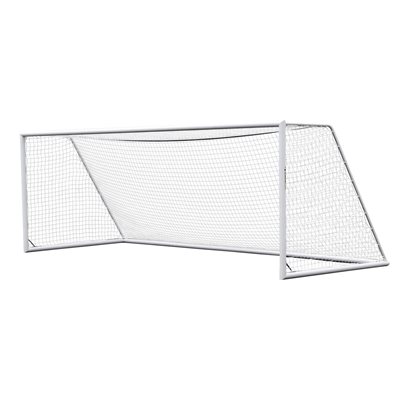 Pair of Kwik Goal® «Fusion Max» Senior Soccer Goals, Round Posts, 8' x 24' x 3'6" x 9'