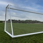 Pair of Kwik Goal® «Fusion Max» Senior Soccer Goals, Round Posts, 8' x 24' x 3'6" x 9'