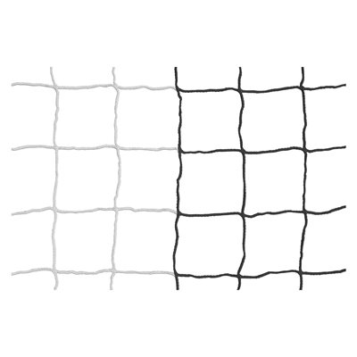 Pair of Kwik Goal® Black and White Nets for Senior Soccer Goal, 3 mm, 8' x 24' x 3' x 8.5'