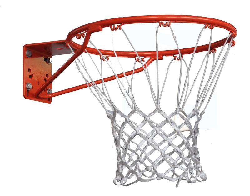 Basketball rim, single ring, front mount