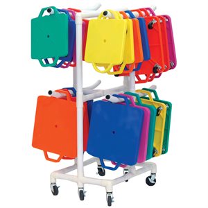 Abs Storage Cart for Scooter Boards, Capacity of 48 Boards