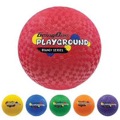 Playground Rubber Ball, 8-½", Blue