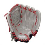 Rawlings Sure Catch Baseball and Softball Junior Leather Glove, 11" (28 cm)