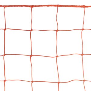 Pair of Orange Nets for Junior Soccer Goals, 3 mm, 6.5' x 18' x 4' x 10'