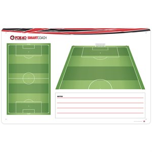 Smartcoach Coaching Board, Soccer, 50"x32"
