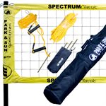 Spectrum Classic Portable Beah Volleyball Court Set, Net of 32' (9.75 M)