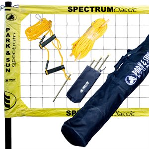 Ensemble de de volleyball de plage portatif Spectrum Classic, 32'
