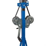 Poteau de centre de volleyball en acier, 6 cm (2,37")