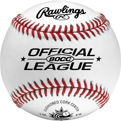 Dozen of Rawlings® «Official League» Leather Baseballs, 9" (23 cm)